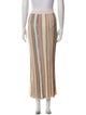 Zimmermann Striped Midi Length Skirt