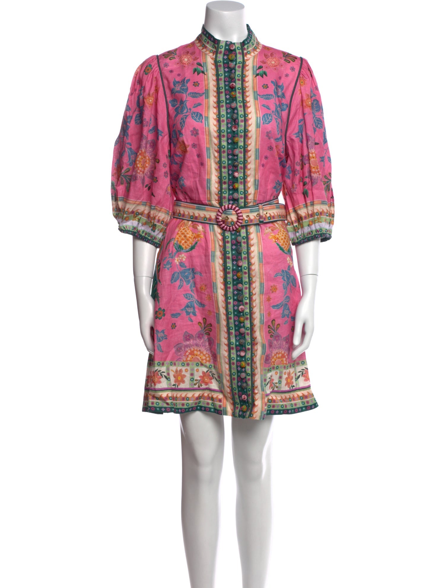 Zimmermann Linen Knee-Length Dress