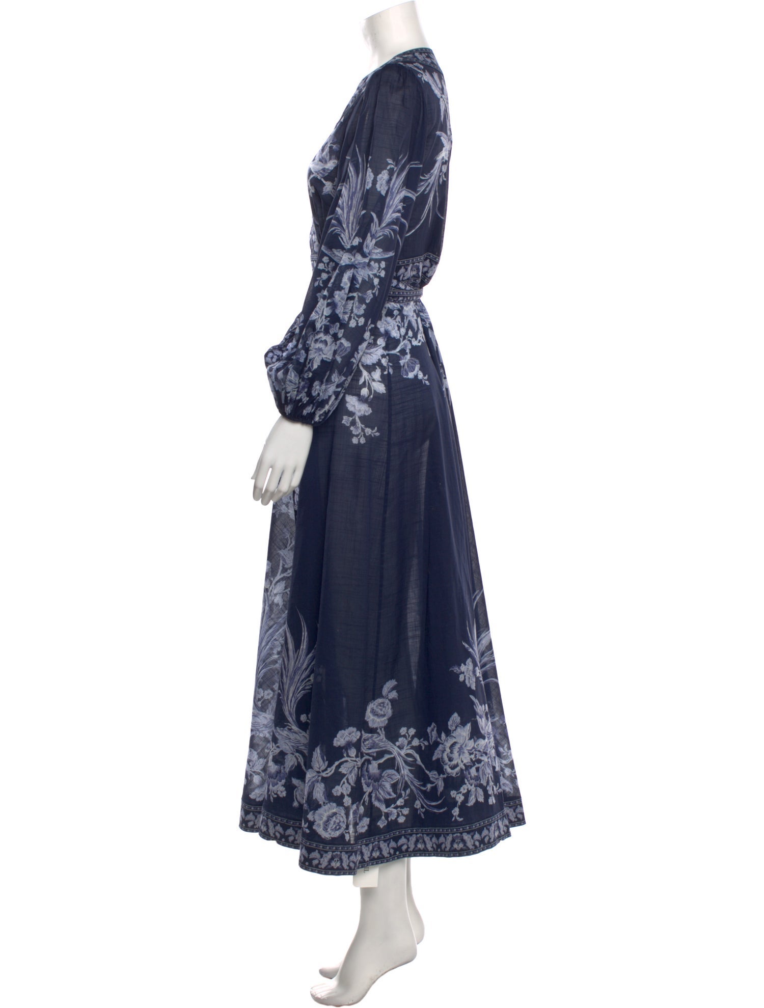 Zimmermann Floral Print Long Dress