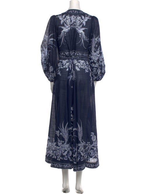 Zimmermann Floral Print Long Dress
