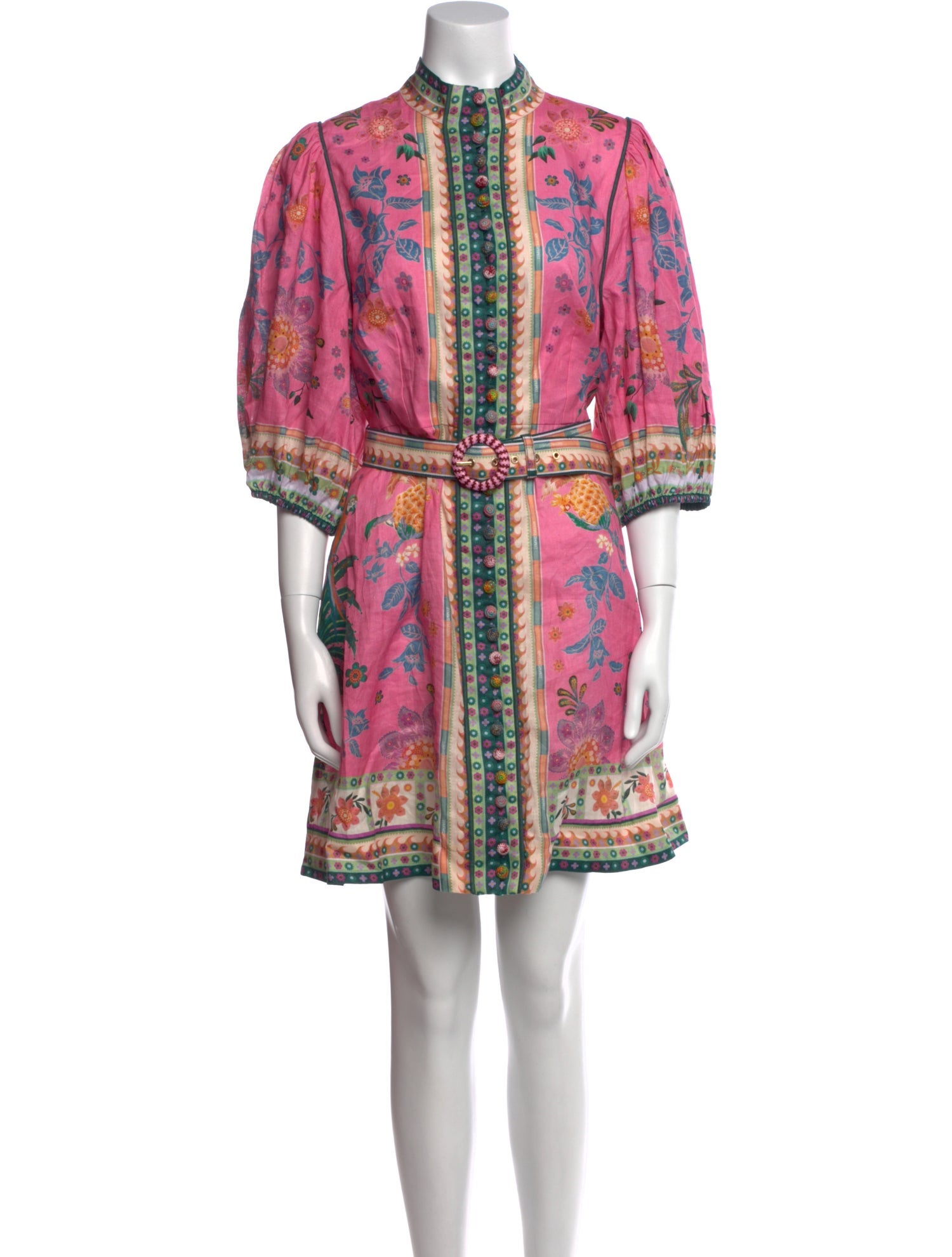 Zimmermann Linen Knee-Length Dress