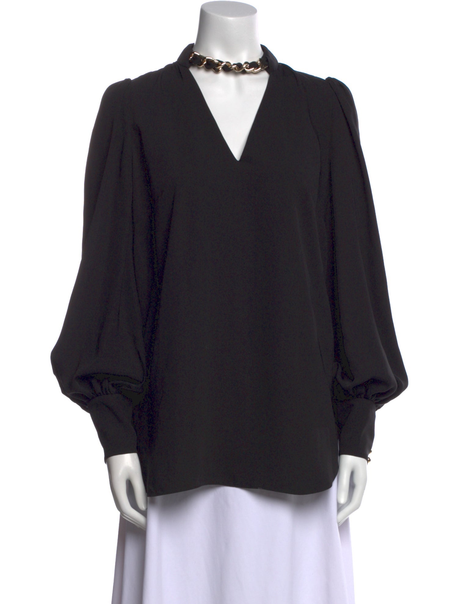 Zimmermann V-Neck Long Sleeve Blouse