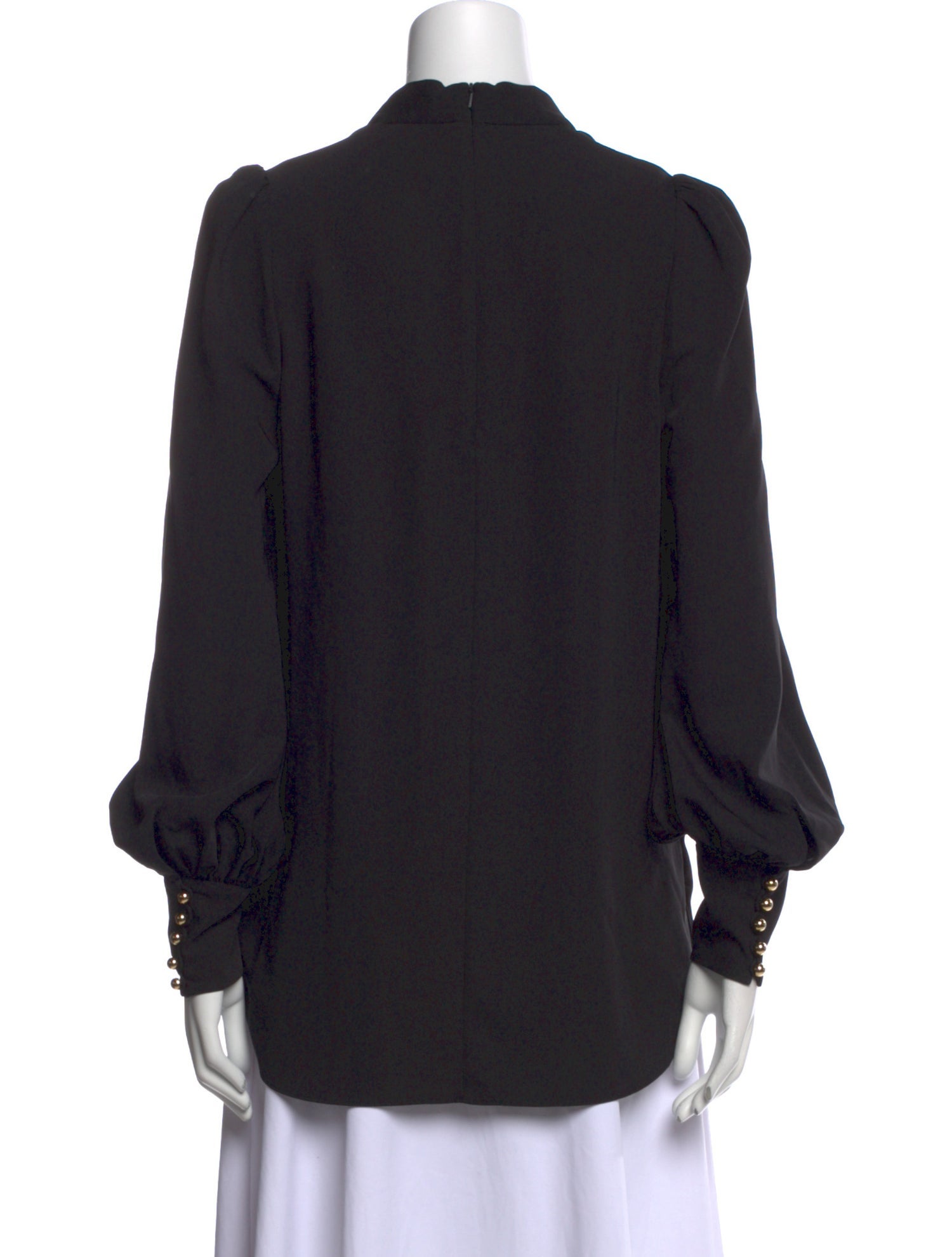 Zimmermann V-Neck Long Sleeve Blouse