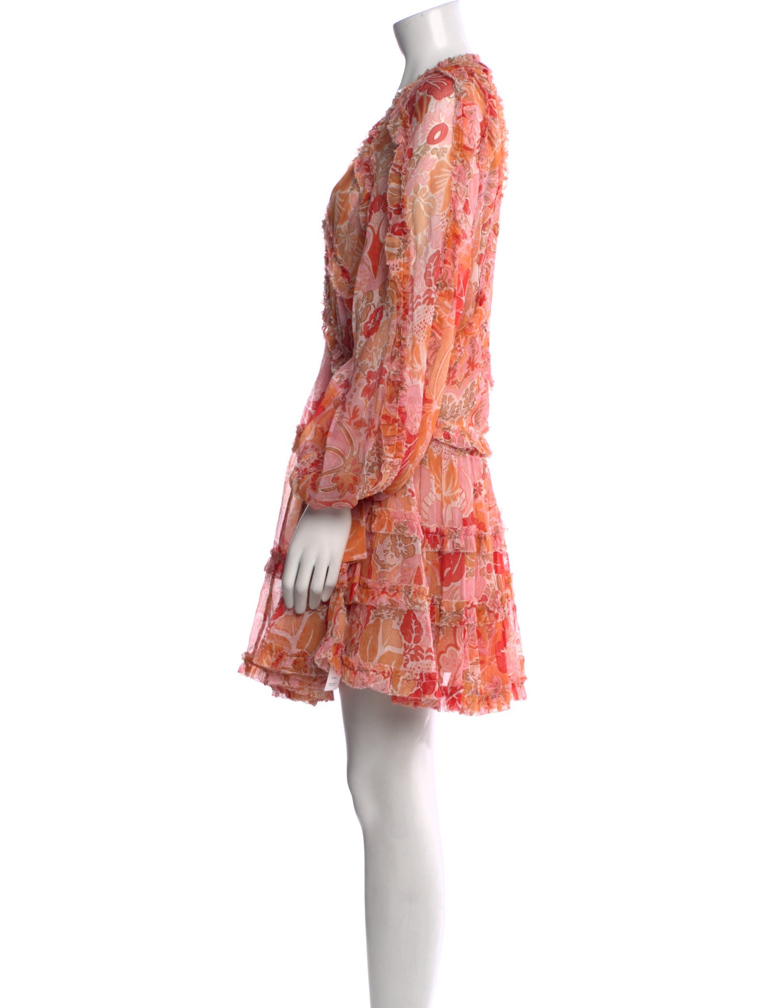 Zimmermann Floral Print Mini Dress