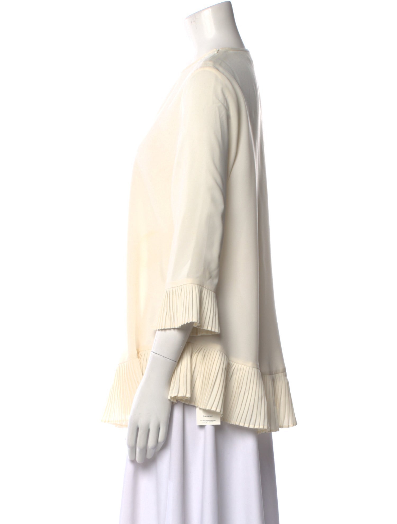 Zimmermann Bateau Neckline Three-Quarter Sleeve Tunic