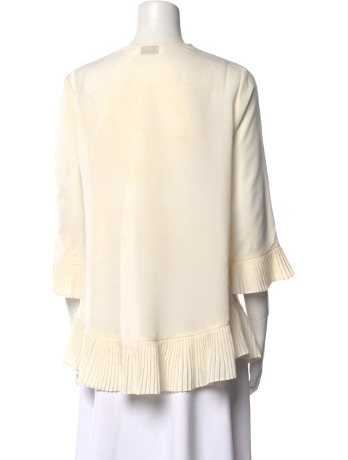 Zimmermann Bateau Neckline Three-Quarter Sleeve Tunic