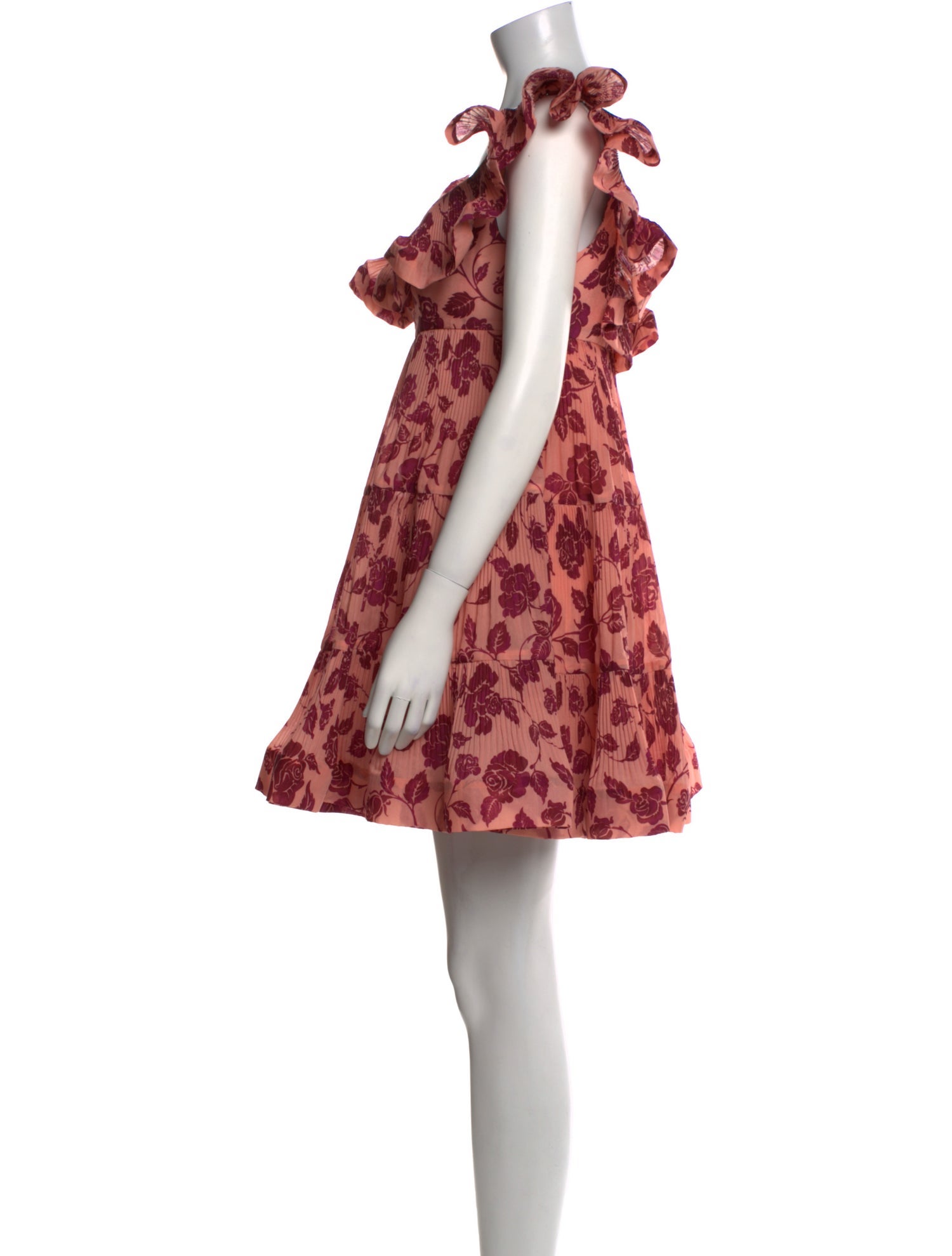 Zimmermann Floral Print Mini Dress