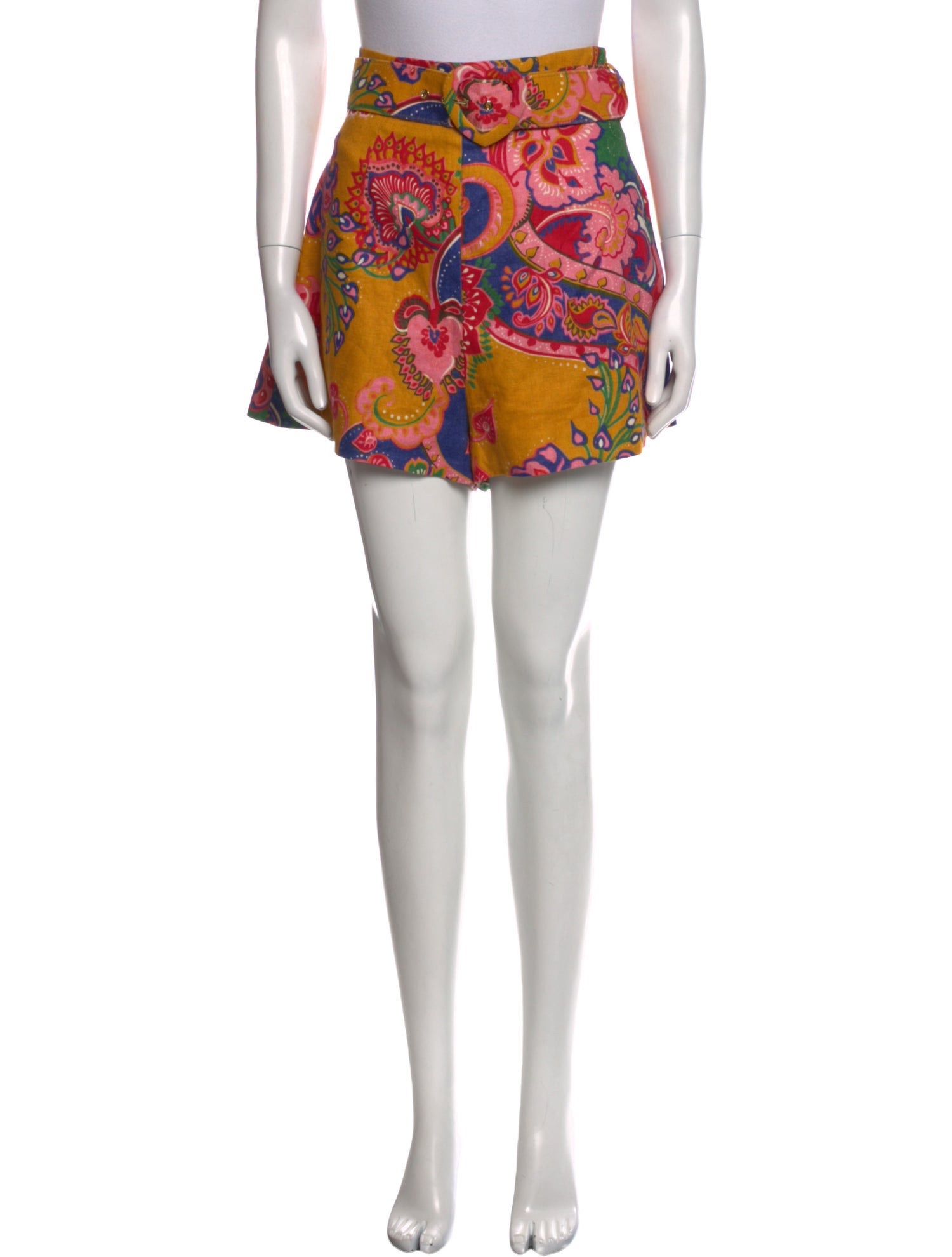 Zimmermann Linen Mini Shorts