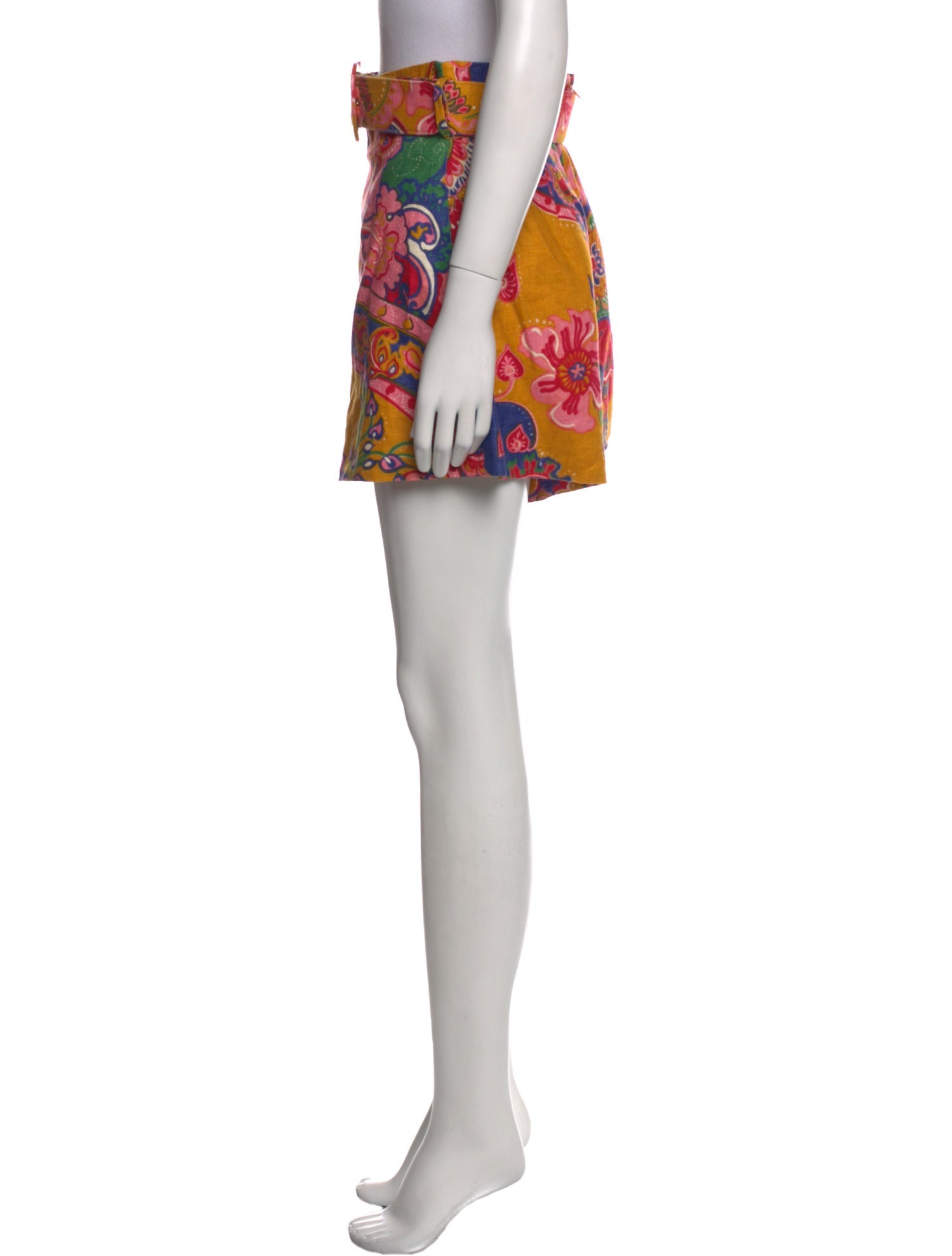 Zimmermann Linen Mini Shorts