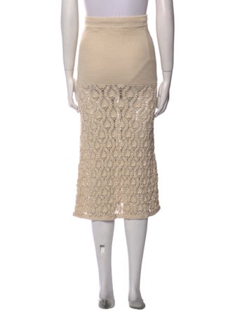 Zimmermann Tassel Accents Knee-Length Skirt