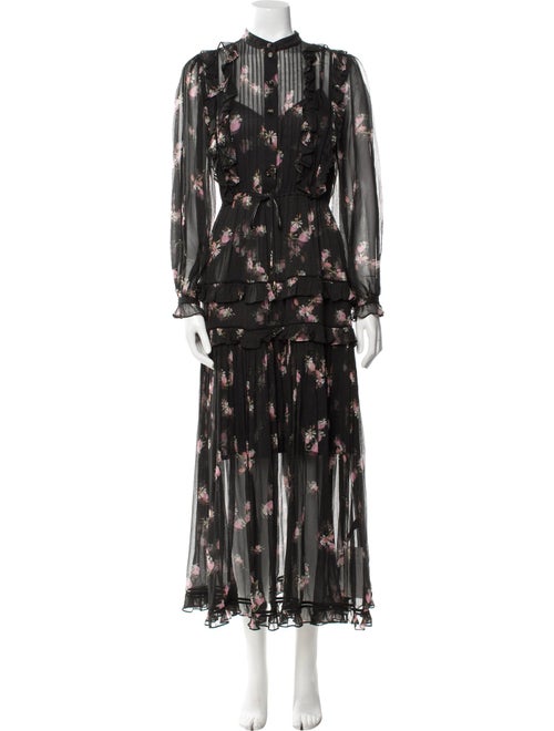 Zimmermann Floral Print Long Dress