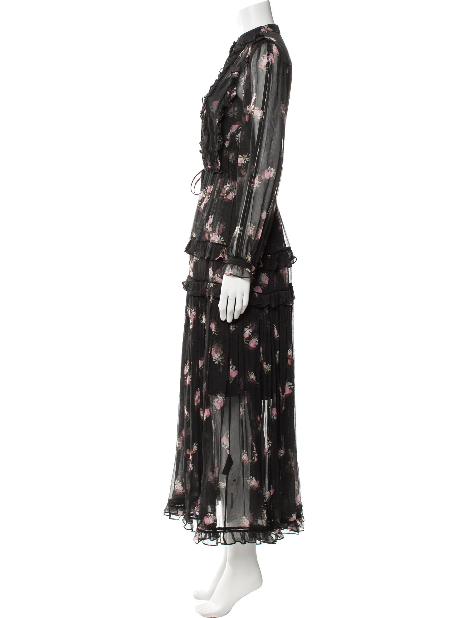 Zimmermann Floral Print Long Dress
