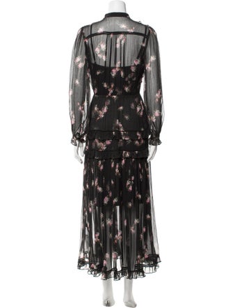 Zimmermann Floral Print Long Dress