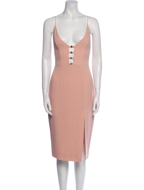 Zimmermann V-Neck Midi Length Dress