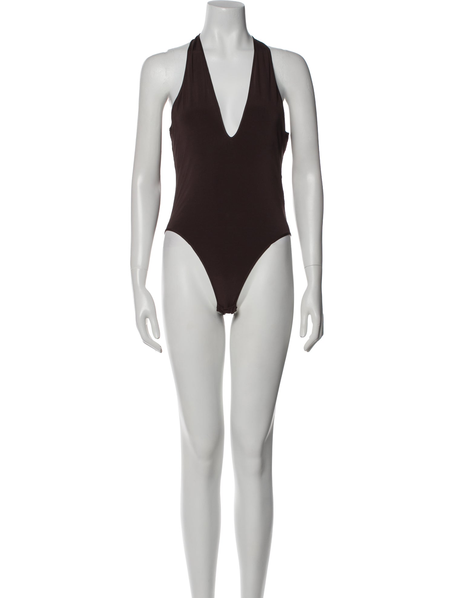 Zimmermann Nylon V-Neck Bodysuit