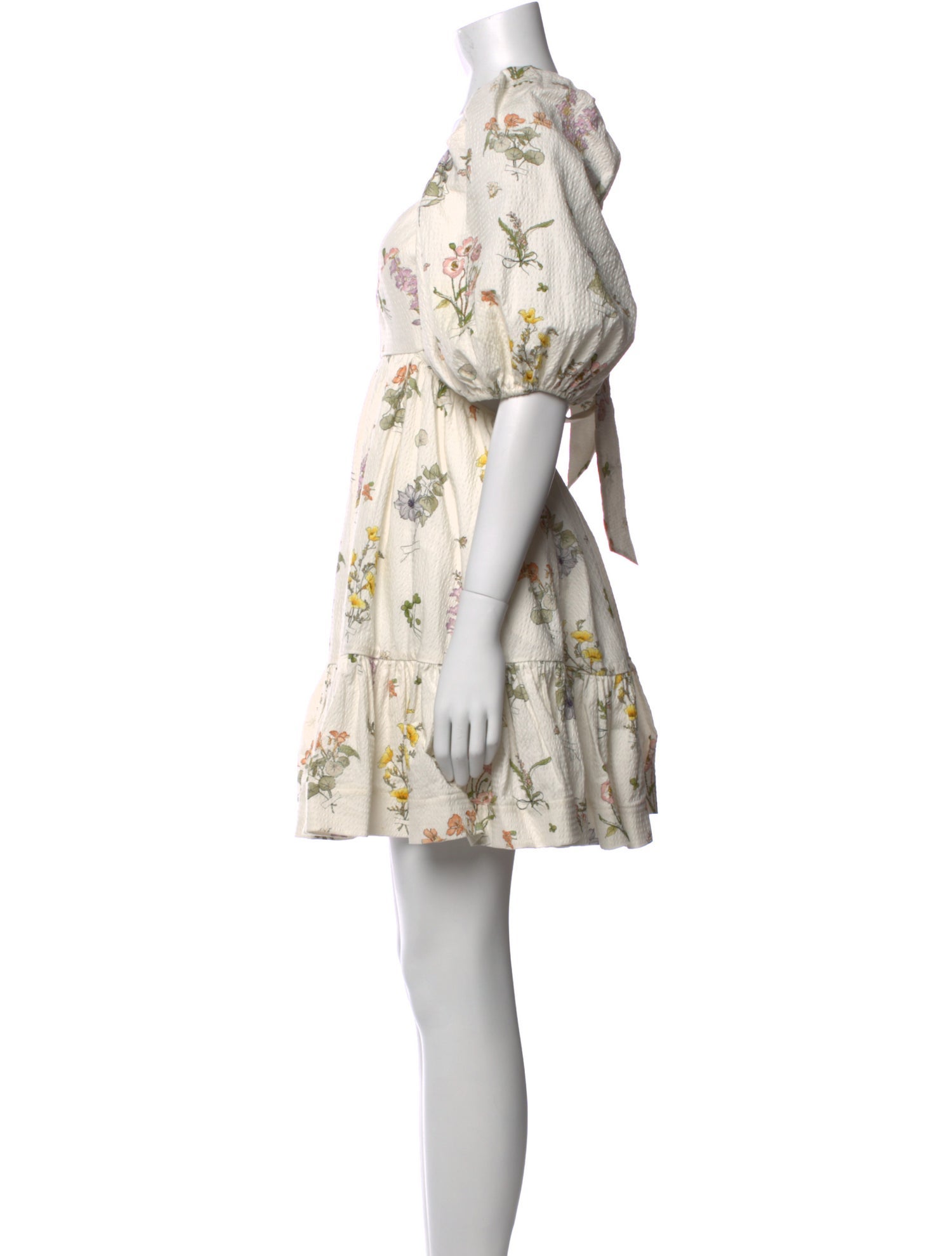 Zimmermann Floral Print Mini Dress
