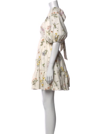 Zimmermann Floral Print Mini Dress