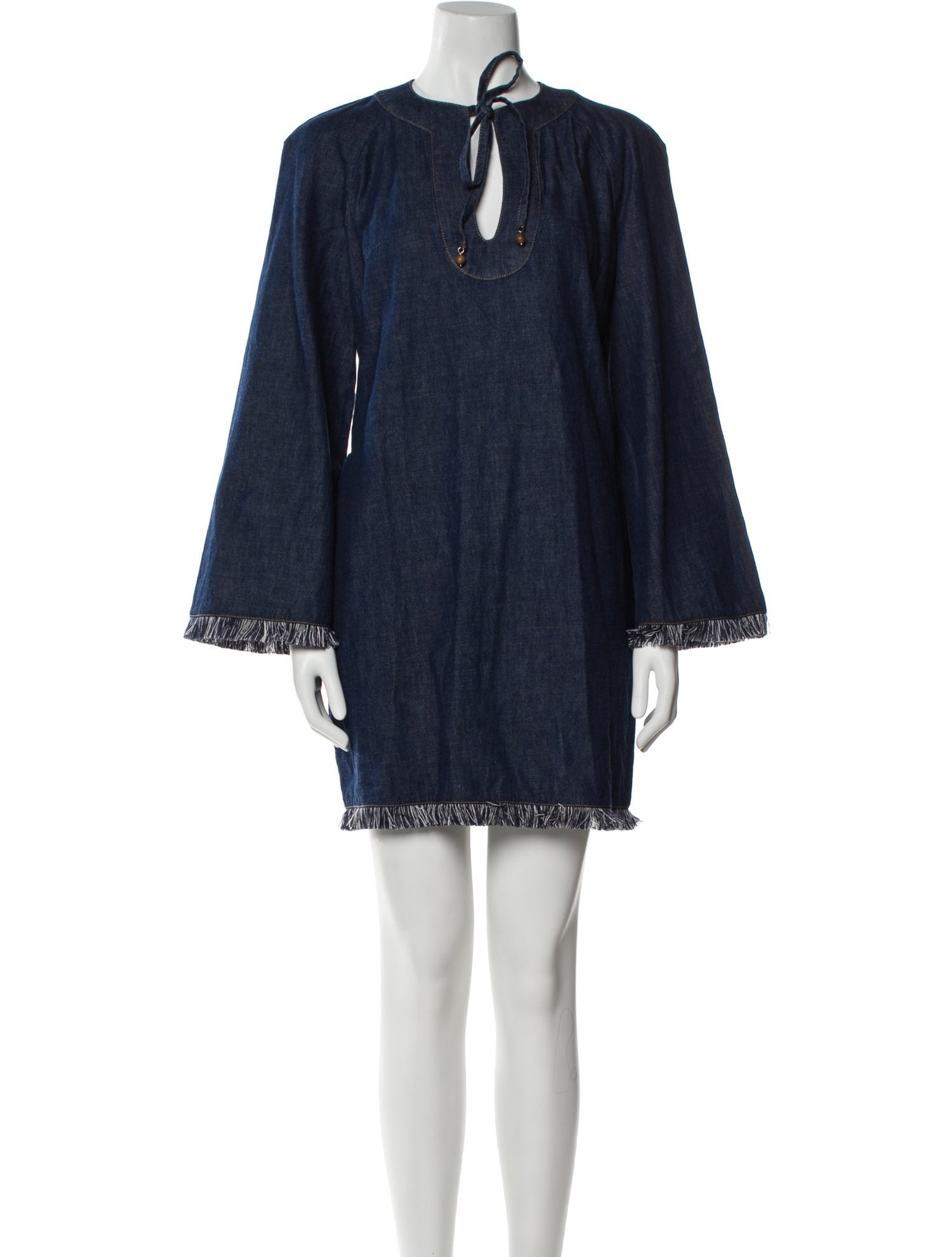 Zimmermann Crew Neck Mini Dress