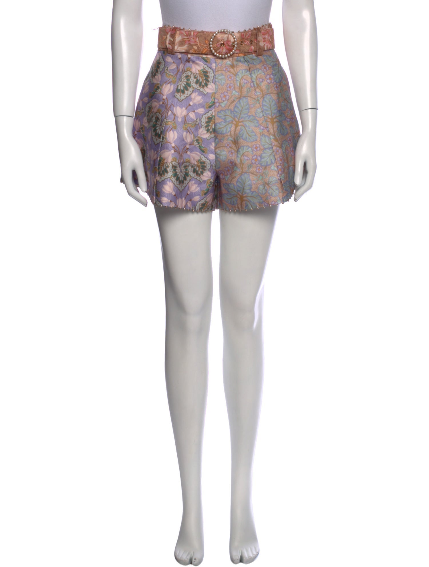 Zimmermann Silk Mini Shorts