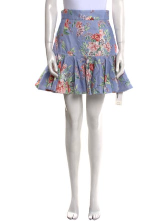 Zimmermann Linen Mini Skirt