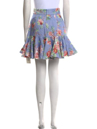 Zimmermann Linen Mini Skirt