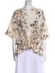 Zimmermann Printed Bateau Neckline Blouse