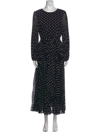 Zimmermann Polka Dot Print Long Dress