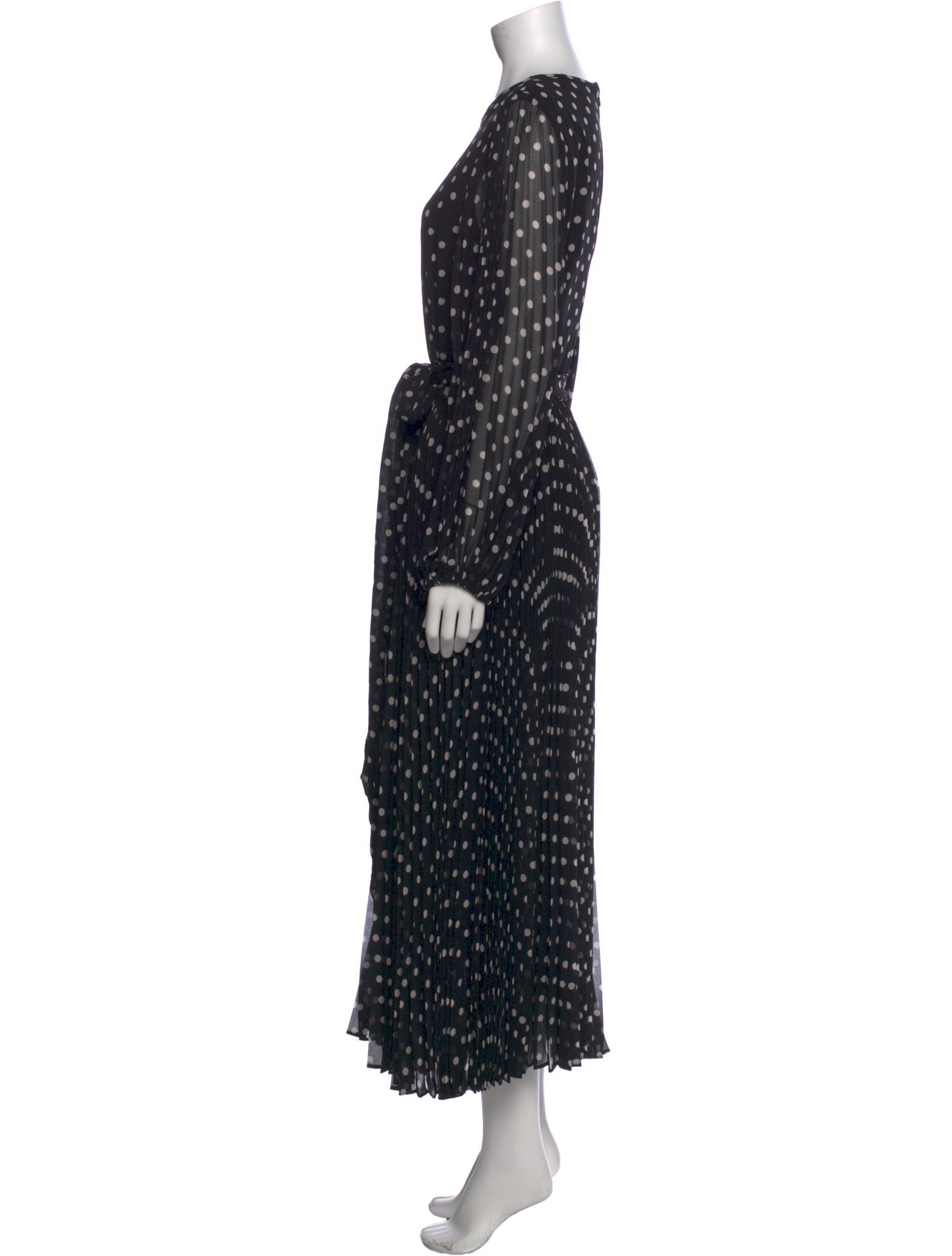 Zimmermann Polka Dot Print Long Dress
