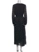 Zimmermann Polka Dot Print Long Dress