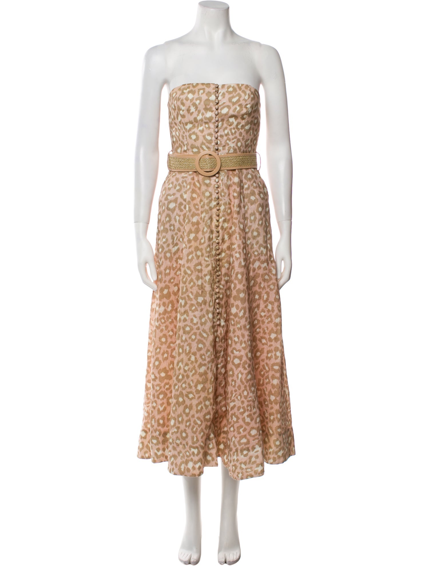 Zimmermann Linen Midi Length Dress