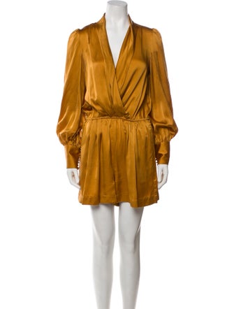 Zimmermann Silk V-Neck Romper