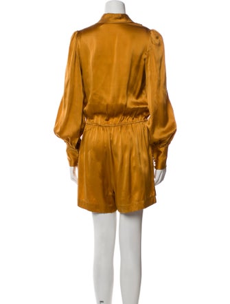 Zimmermann Silk V-Neck Romper