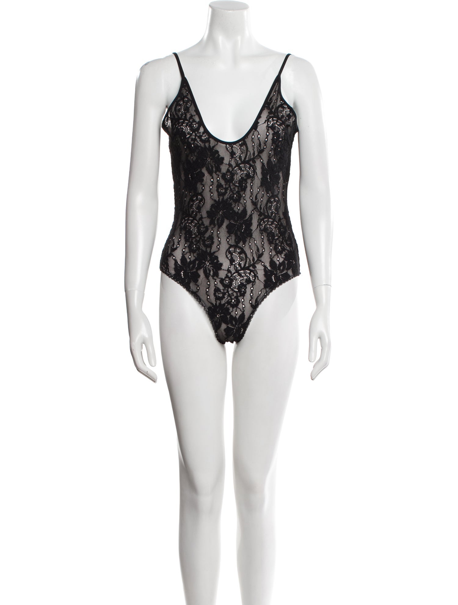 Zimmermann Nylon V-Neck Bodysuit