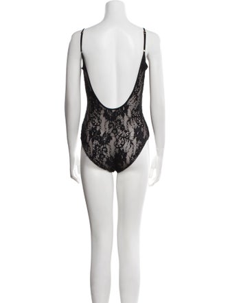 Zimmermann Nylon V-Neck Bodysuit