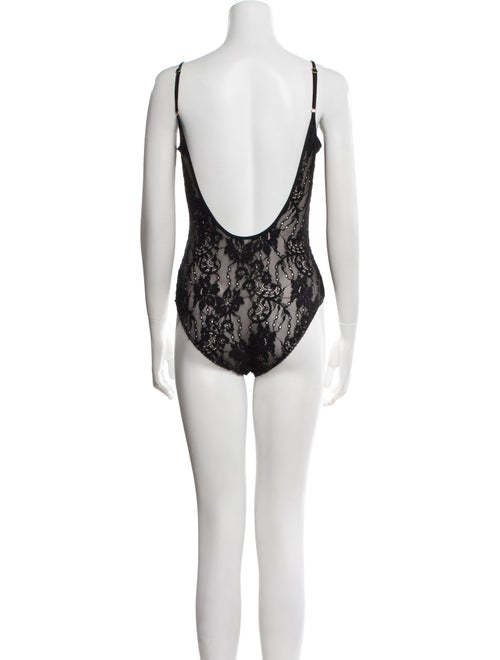 Zimmermann Nylon V-Neck Bodysuit