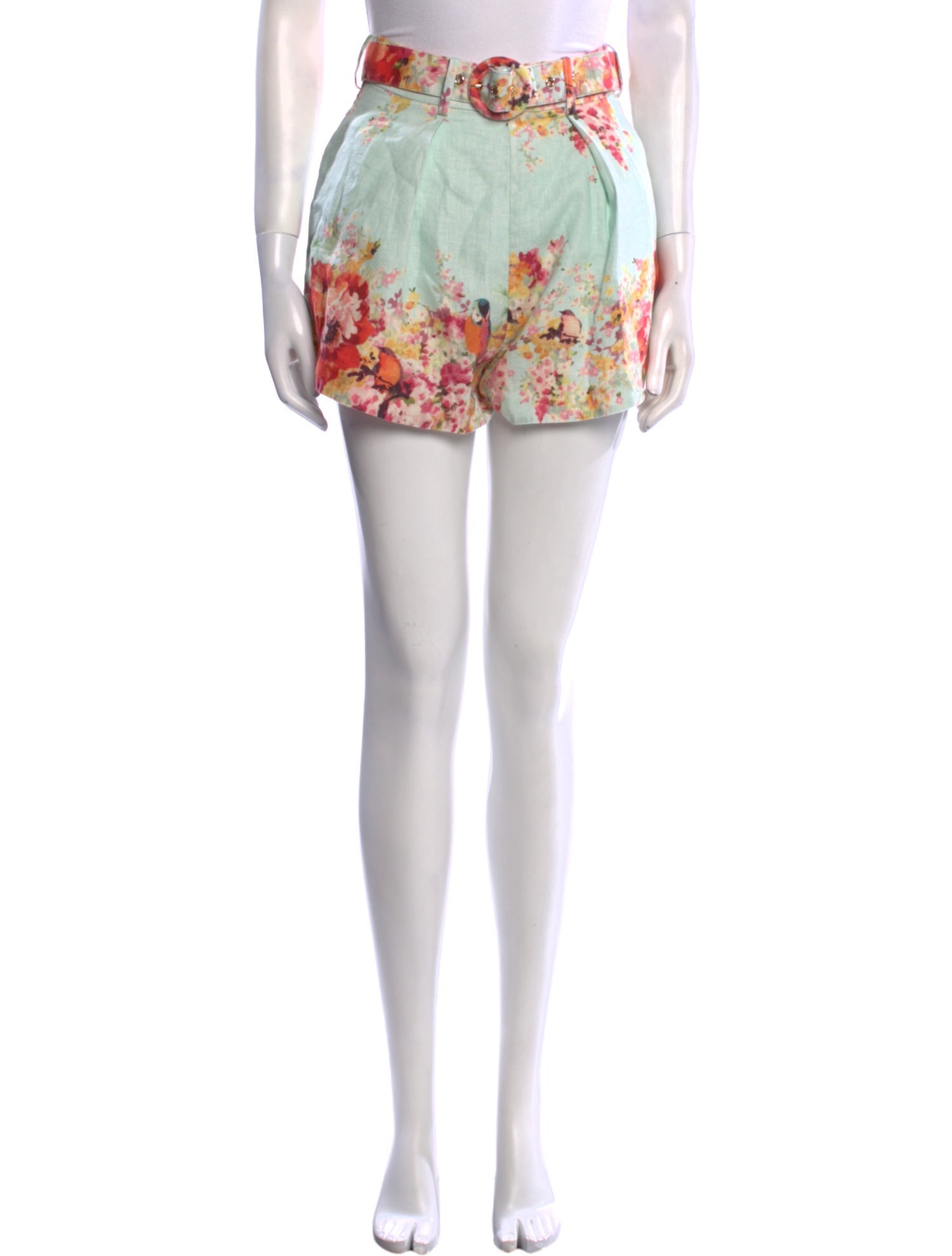 Zimmermann Linen Mini Shorts