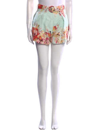Zimmermann Linen Mini Shorts