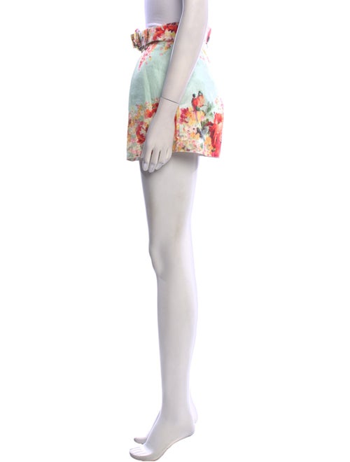 Zimmermann Linen Mini Shorts