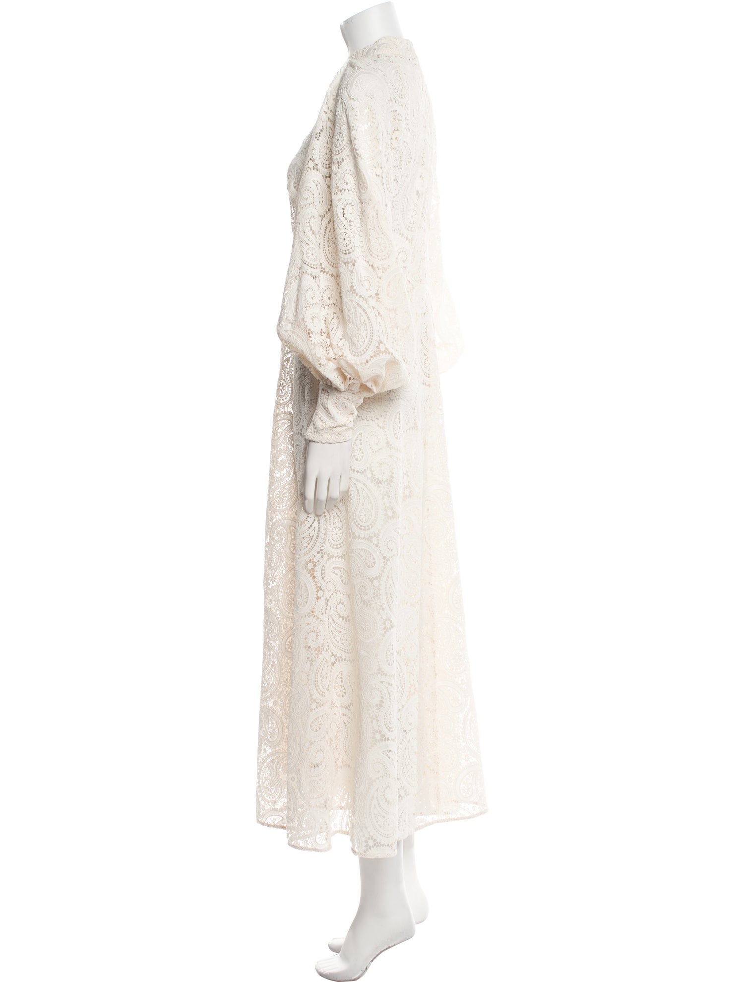 Zimmermann Lace Pattern Long Dress