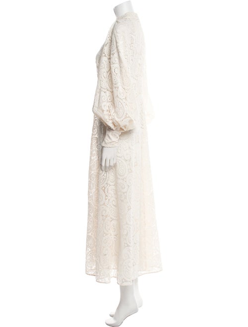 Zimmermann Lace Pattern Long Dress