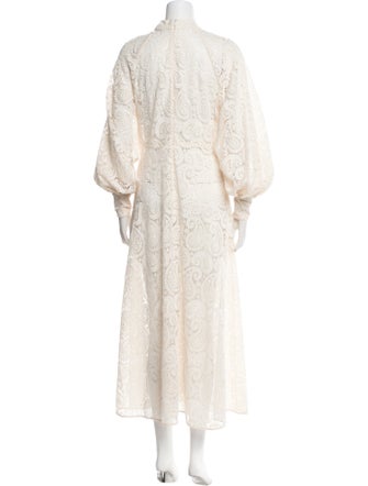 Zimmermann Lace Pattern Long Dress