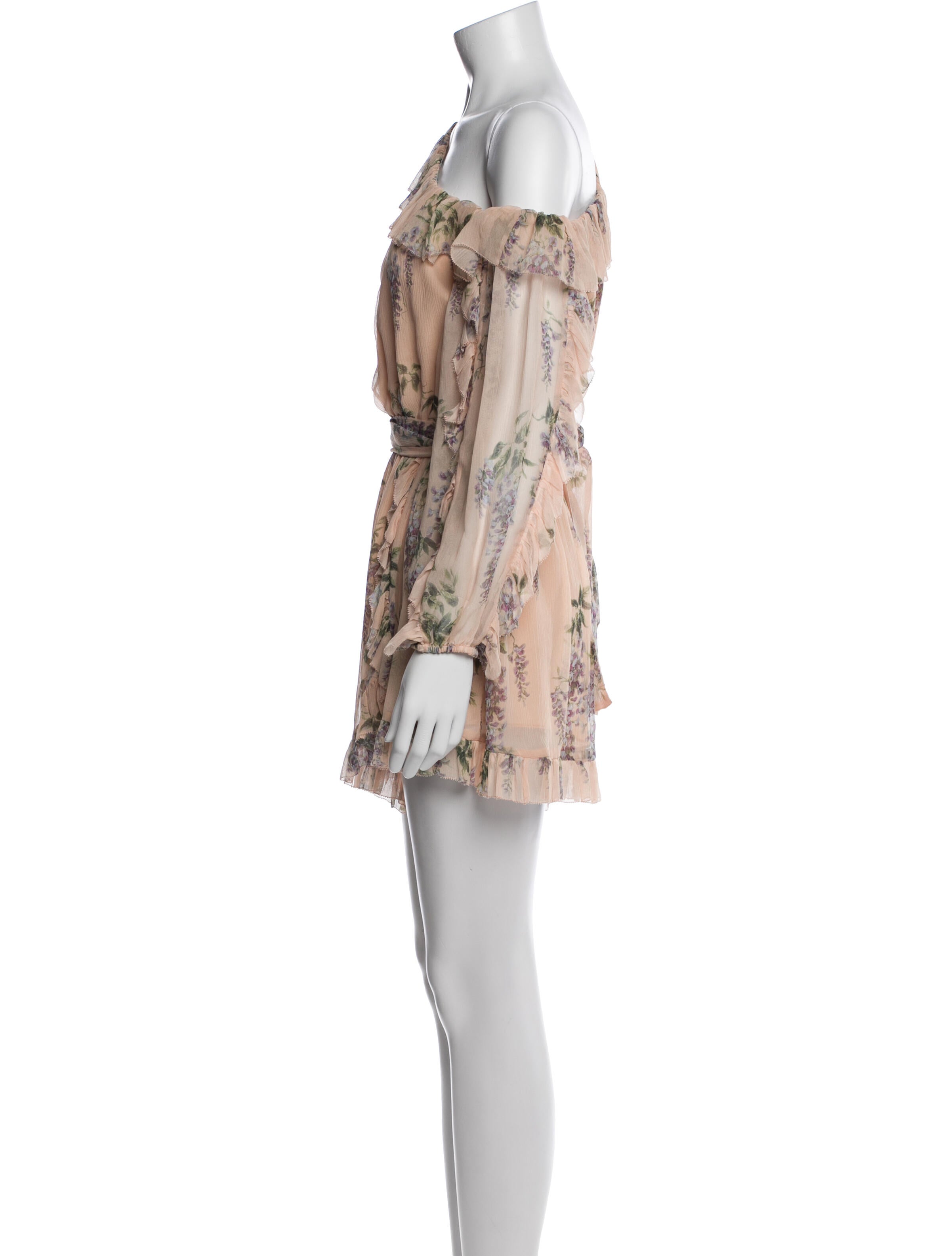 Zimmermann Silk Floral Print Romper