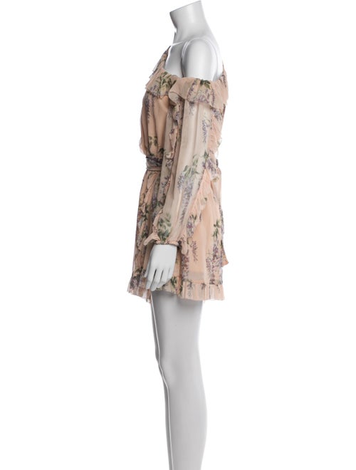 Zimmermann Silk Floral Print Romper
