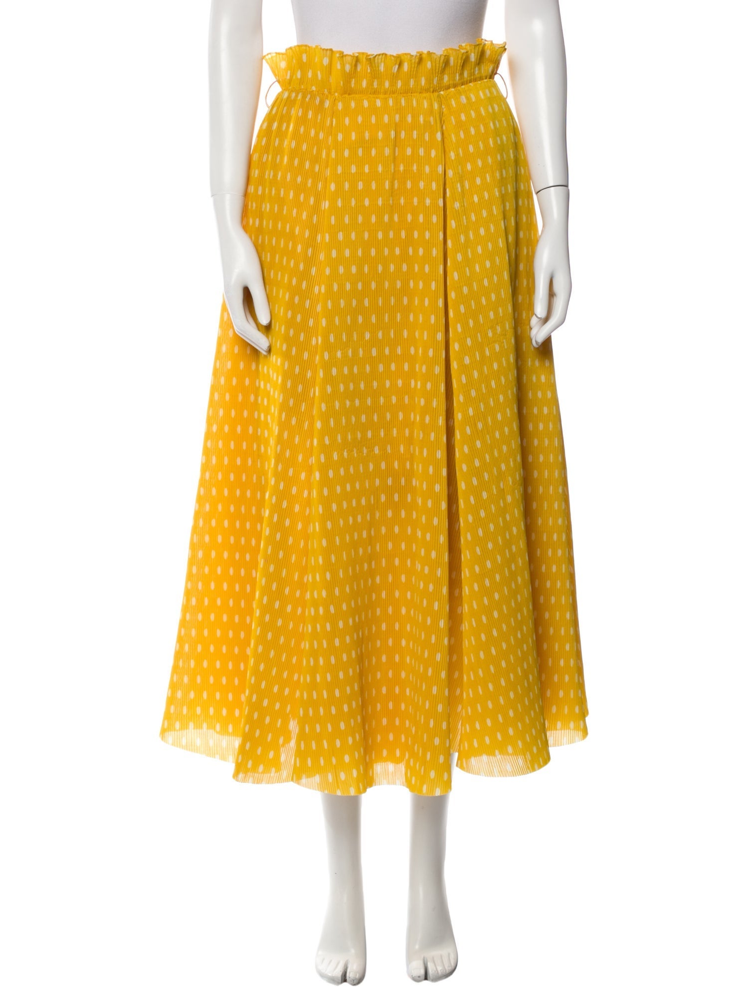 Zimmermann Polka Dot Print Midi Length Skirt