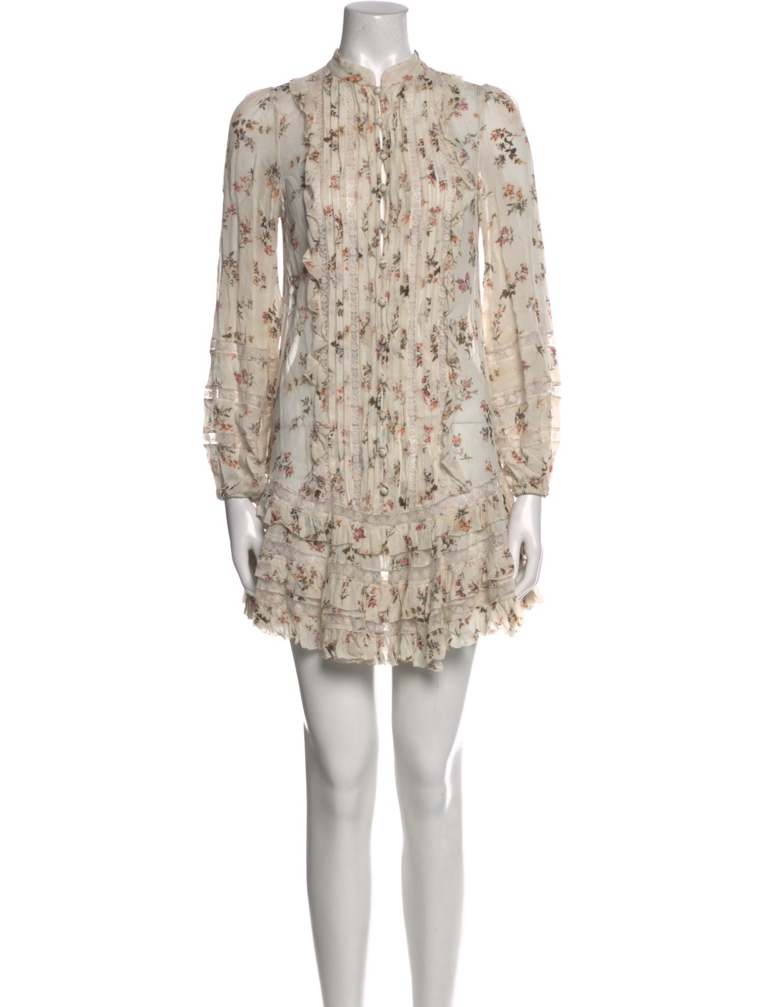 Zimmermann Floral Print Mini Dress