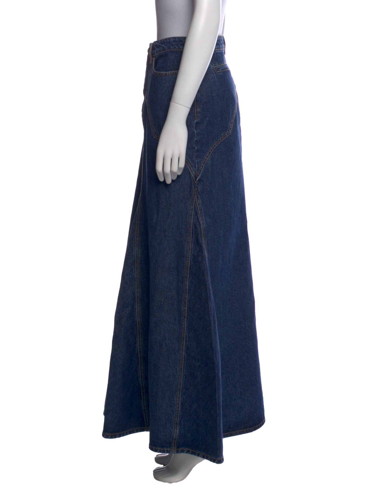 Zimmermann Embroidered Accent Long Skirt