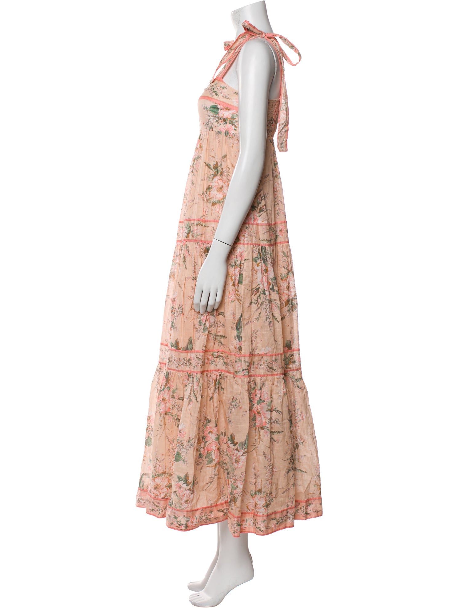 Zimmermann Floral Print Midi Length Dress