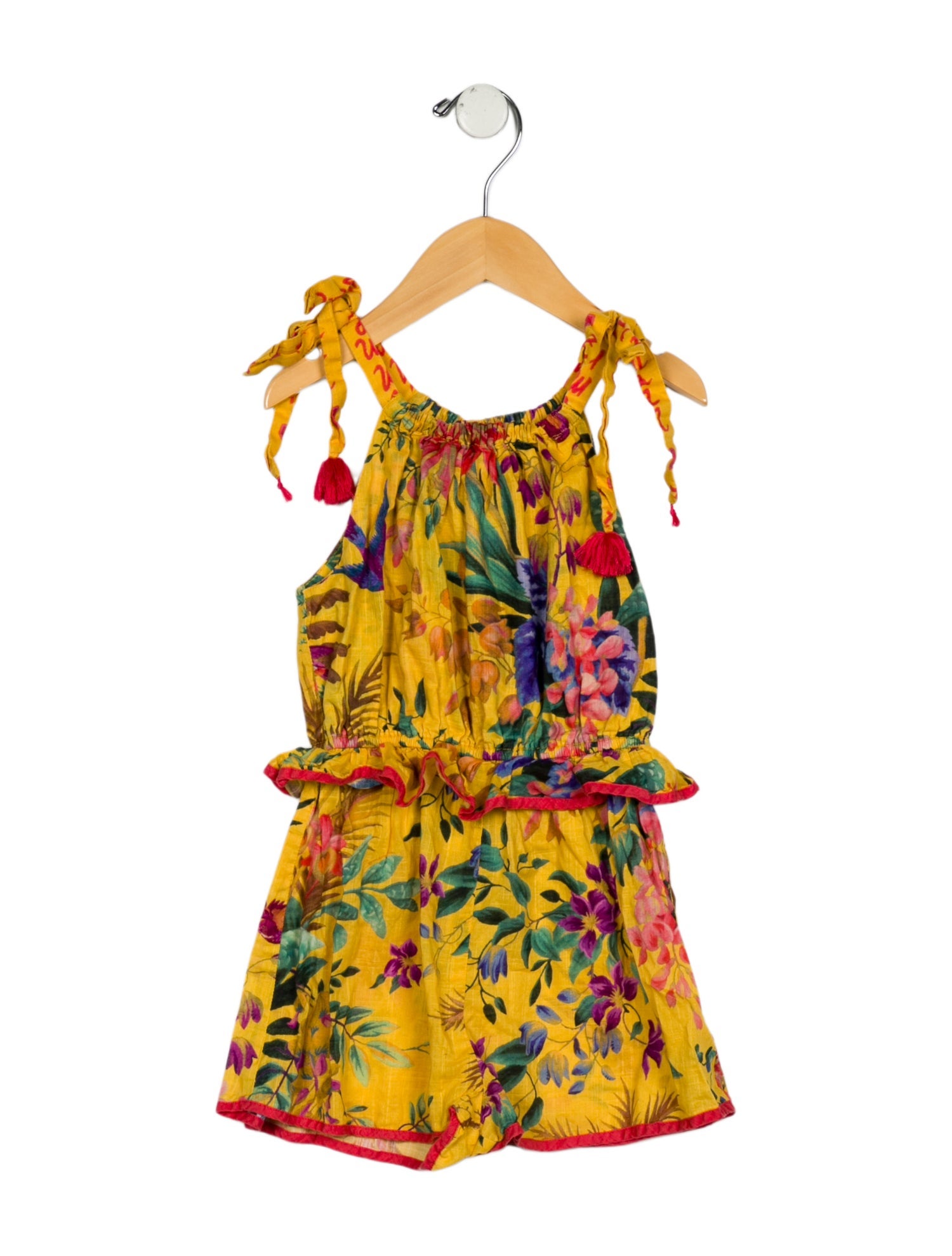 Zimmermann Kids Girls' Sleeveless Cotton Romper