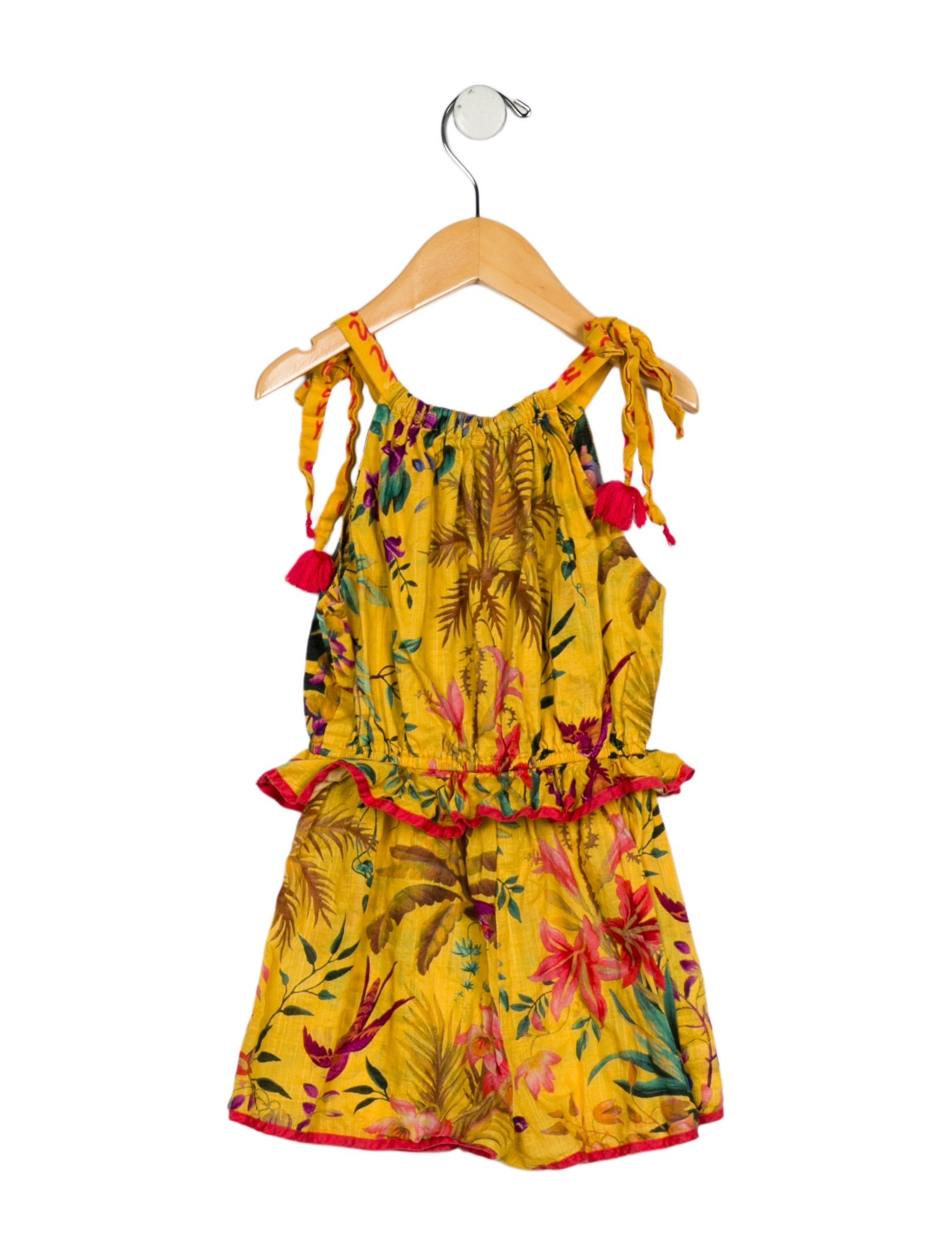 Zimmermann Kids Girls' Sleeveless Cotton Romper