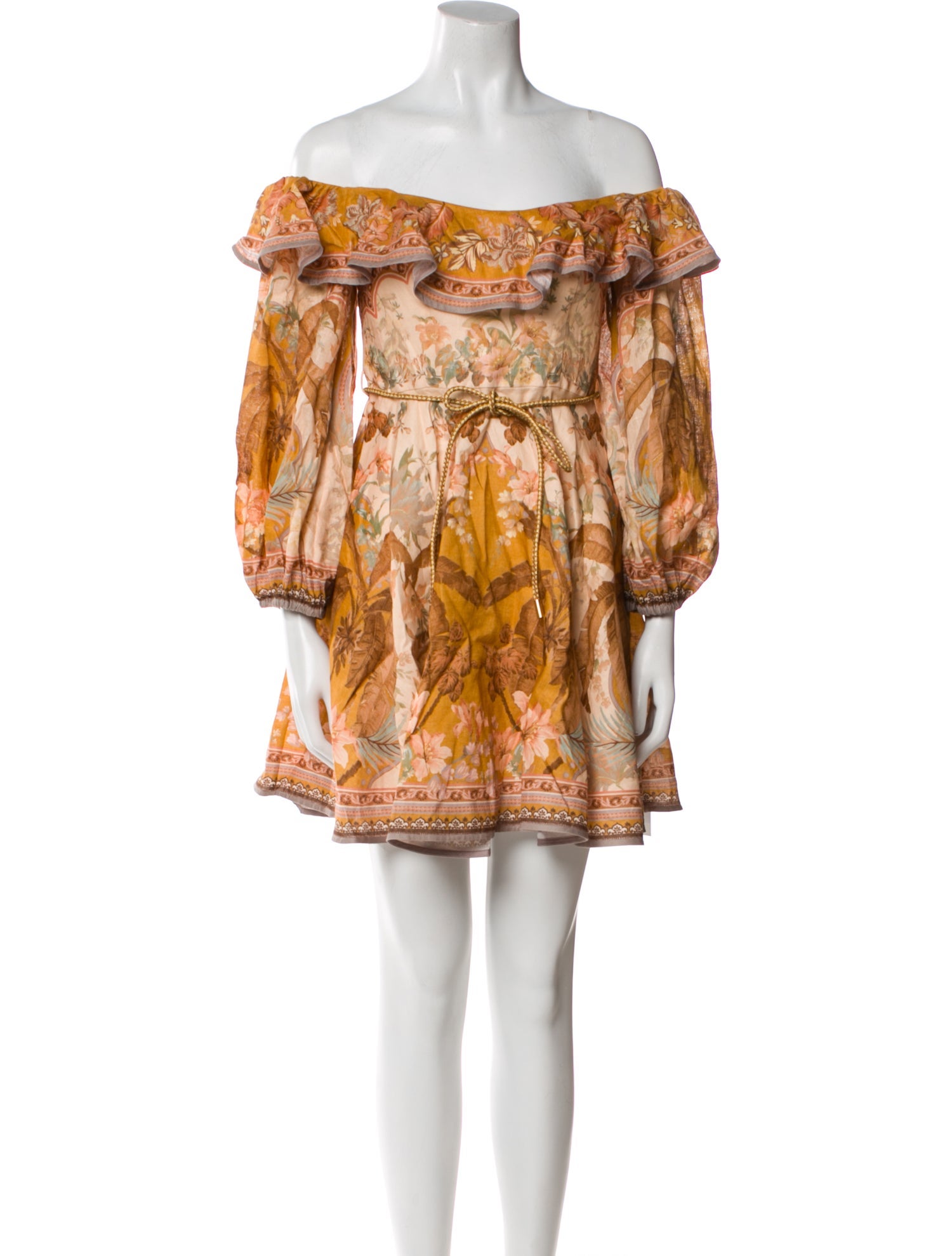 Zimmermann Linen Mini Dress w/ Tags